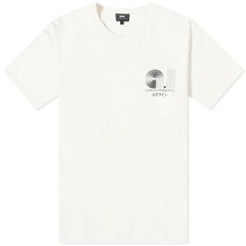 エドウイン Tシャツ 白色 ホワイト メンズ 【 EDWIN ESSAYS ON AUTOMATICS T-SHIRT / WHISPER WHITE 】 メンズファッション トップス カットソー