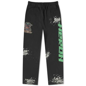 ヘロンプレストン ロングタイツ 黒色 ブラック メンズ 【 HERON PRESTON HERON PRESTON MONSTER SWEATPANTS / BLACK 】 メンズファッション ズボン パンツ