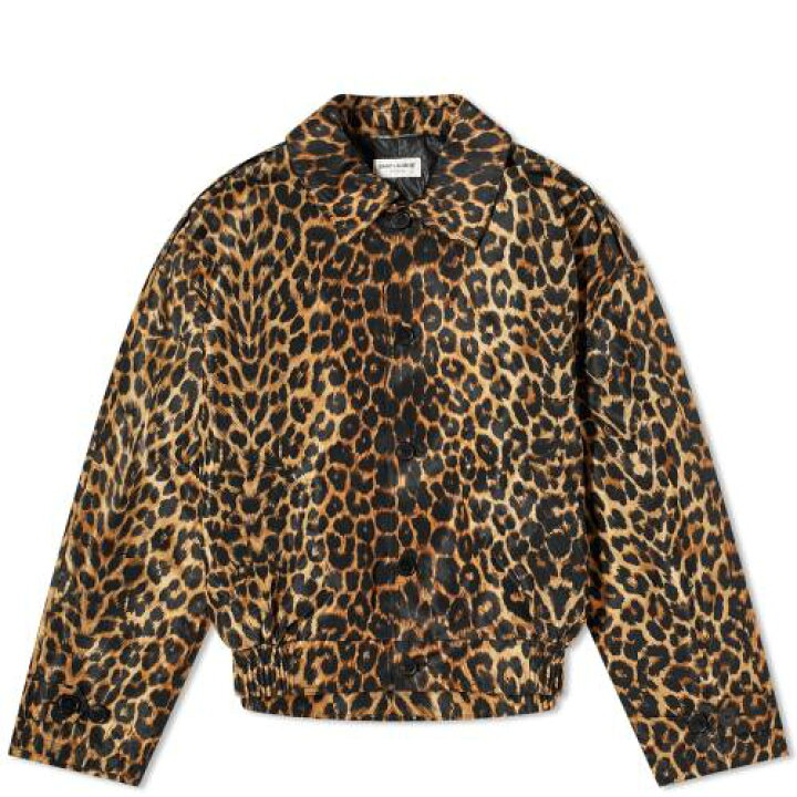 楽天市場】サンローラン ヒョウ柄 レオパード ジャケット メンズ 
