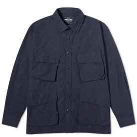 【★スーパーSALE★6/11深夜2時迄】ジャケット 紺色 ネイビー メンズ 【 FRIZMWORKS CP FATIGUE SHIRT JACKET / NAVY 】 メンズファッション コート