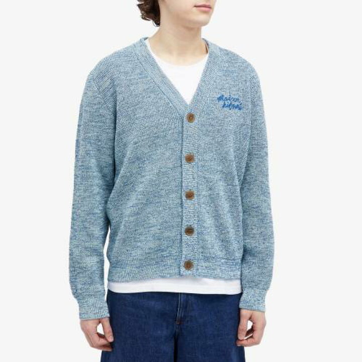 楽天市場】メゾンキツネ カーディガン 青色 ブルー KITSUN? メンズ 