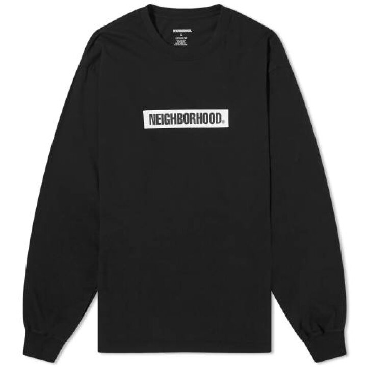 楽天市場】ネイバーフッド スリーブ ボックス ロゴ Tシャツ 黒色  
