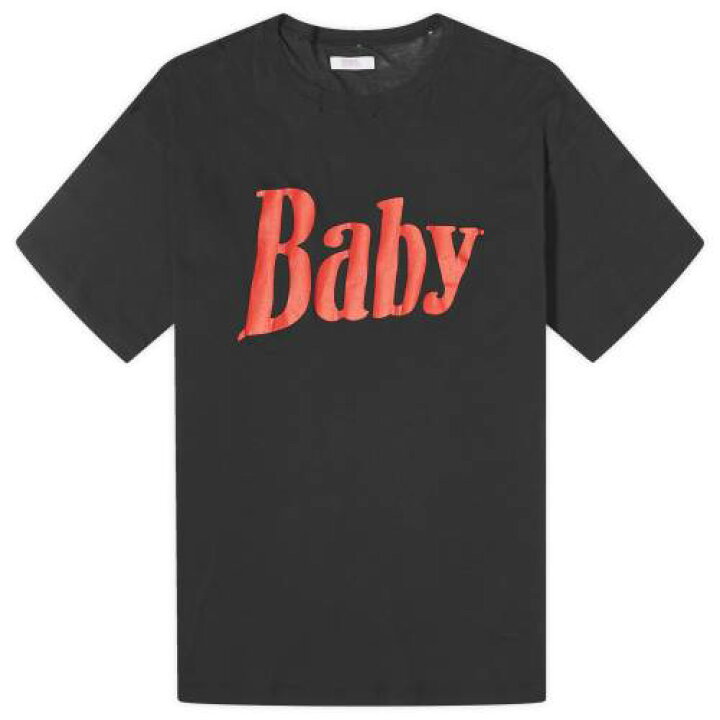 楽天市場】クルー Tシャツ 黒色 ブラック メンズ 【 ERL BABY CREW 