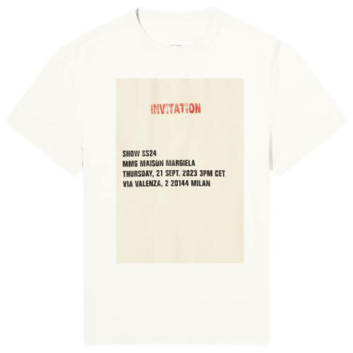 楽天市場】メゾン マルジェラ ロゴ Tシャツ 白色 ホワイト メンズ  