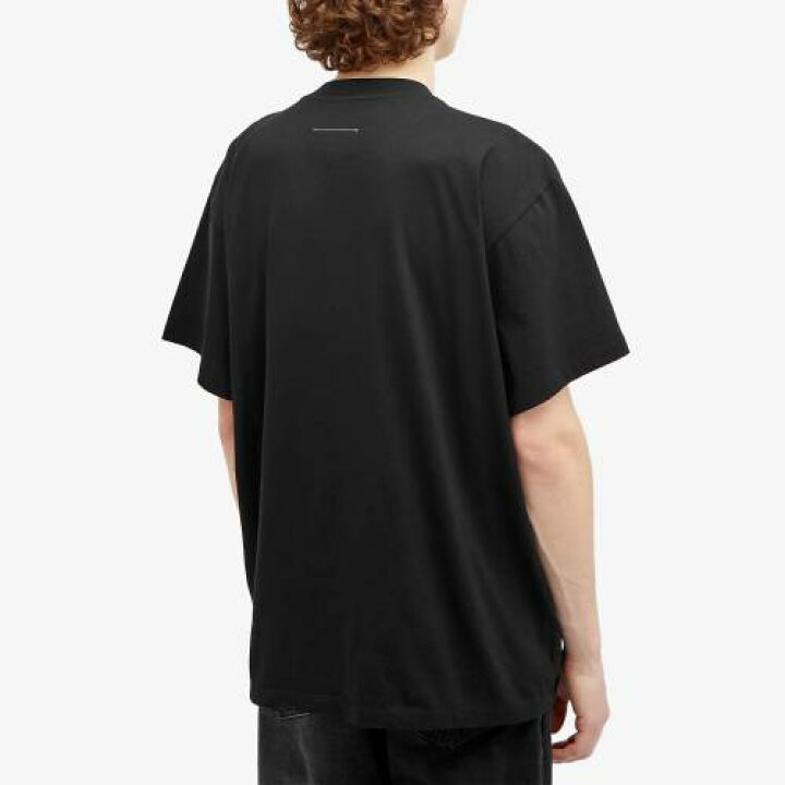 楽天市場】メゾン マルジェラ ロゴ Tシャツ 黒色 ブラック メンズ  