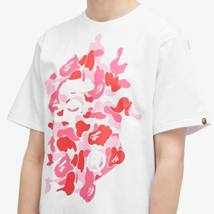 楽天市場】アベイシングエイプ カモ柄 Tシャツ 白色 ホワイト ピンク 