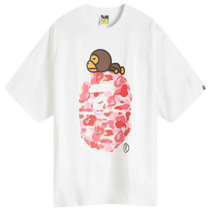 楽天市場】アベイシングエイプ カモ柄 Tシャツ 白色 ホワイト ピンク 