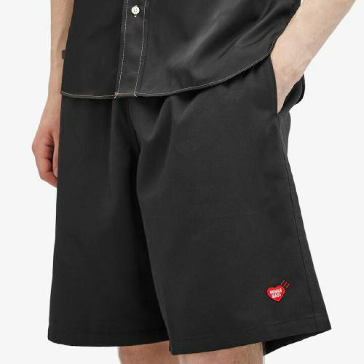 HUMAN MADEヒューマンメイド BEACH SHORTS ブラックM - ショートパンツ 