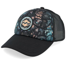 ビラボン Billabong 【 Kids Diamond Multi Trucker Kids Black 】 ダイヤモンド トラッカー キッズ ベビー マタニティ キッズファッション 帽子 キャップ ジュニア キッズ 黒色 ブラック