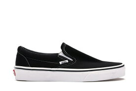 ヴァンズ バンズ クラシック 黒色 ブラック スリッポン スニーカー メンズ 【 VANS CLASSIC SLIP ON BLACK / 】