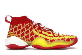 アディダス クレイジー 黄色 イエロー 白色 ホワイト スニーカー メンズ 【 ADIDAS CRAZY BYW PHARRELL CHINESE NEW YEAR (2019) / SCARLET YELLOW WHITE 】