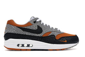 ナイキ マックス サファリ 黒色 ブラック 灰色 グレー エアマックス SIZE? スニーカー メンズ 【 NIKE AIR MAX 1 SAFARI (2018) / BLACK GREY CARROT 】