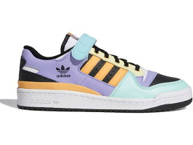 アディダス フォーラム 白色 ホワイト 橙 オレンジ コア スニーカー メンズ 【 ADIDAS FORUM LOW EASTER MULTI / CLOUD WHITE HAZY ORANGE CORE 】