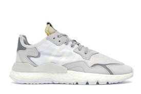 アディダス ジョガーパンツ 白色 ホワイト スニーカー メンズ 【 ADIDAS NITE JOGGER 3M WHITE / CRYSTAL WHITE CRYSTAL WHITE 】