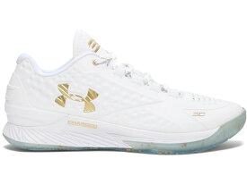 カリー 白色 ホワイト ゴールド アンダーアーマー スニーカー メンズ 【 UNDER ARMOUR UA CURRY 1 LOW CHAMPIONSHIP / WHITE WHITE GOLD 】