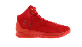 カリー 赤 レッド アンダーアーマー スニーカー メンズ 【 UNDER ARMOUR UA CURRY 1 LUX RED / RED RED RED 】