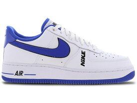 ナイキ 白色 ホワイト 青色 ブルー 黒色 ブラック エアフォース '07 スニーカー メンズ 【 NIKE AIR FORCE 1 LOW LV8 MOTOCROSS WHITE ROYAL BLUE BLACK / WHITE ROYAL BLUE BLACK 】