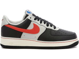 ナイキ 黒色 ブラック 灰色 グレー 赤 レッド エアフォース '07 トレイルブレイザーズ スニーカー メンズ 【 NIKE AIR FORCE 1 LOW LV8 NBA 75TH ANNIVERSARY TRAIL BLAZERS / BLACK GREY FOG SAIL CHILE RED 】