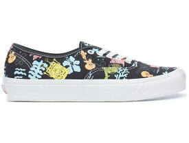 ヴァンズ バンズ オーセンティック スポンジボブ アロハ 青色 ブルー スニーカー メンズ 【 VANS AUTHENTIC SPONGEBOB ALOHA BLUE / ALOHA BLUE 】