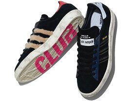 アディダス キャンパス クラブ コア 黒色 ブラック 白色 ホワイト 赤 レッド SIZE? スニーカー メンズ 【 ADIDAS CAMPUS 80S FIGHT CLUB / CORE BLACK FOOTWEAR WHITE RED 】