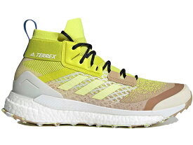 アディダス フリー ベージュ 黄色 イエロー スニーカー メンズ 【 ADIDAS TERREX FREE HIKER PRIMEBLUE BEIGE TONE PULSE YELLOW / BEIGE TONE PULSE YELLOW ACID 】