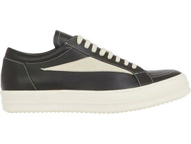 リックオウエンス ビンテージ ヴィンテージ 黒色 ブラック 白色 ホワイト スニーカー メンズ 【 RICK OWENS RICK OWENS VINTAGE SNEAKERS BLACK / BLACK WHITE 】