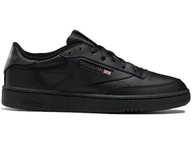 リーボック クラブ 黒色 ブラック チャコール スニーカー メンズ 【 REEBOK CLUB C 85 BLACK CHARCOAL / BLACK CHARCOAL 】