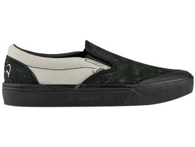 ヴァンズ バンズ スリッポン 黒色 ブラック 灰色 グレー スニーカー メンズ 【 VANS BMX SLIP-ON CULT / FADED BLACK GREY 】