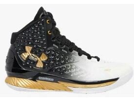 カリー 黒色 ブラック ゴールド アンダーアーマー スニーカー メンズ 【 UNDER ARMOUR UNDER ARMOUR CURRY 1 MVP (2022) / BLACK GOLD 】