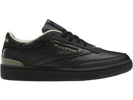 リーボック クラブ 黒色 ブラック カーキ ブルース スニーカー メンズ 【 REEBOK CLUB C 85 EIGHTYONE BLACK / BLACK KHAKI THE BLUES 】