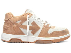 オフホワイト 茶色 ブラウン 白色 ホワイト "OOO" スニーカー メンズ 【 OFF-WHITE OUT OF OFFICE LOW TOPS DISTRESSED BROWN WHITE / BROWN WHITE 】