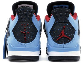 ナイキ ジョーダン 青色 ブルー 黒色 ブラック トラヴィススコット カクタスジャック スニーカー メンズ 【 JORDAN 4 RETRO TRAVIS SCOTT CACTUS JACK / UNIVERSITY BLUE BLACK VARSITY 】