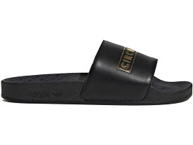 アディダス アディレッタ サンダル コア 黒色 ブラック ゴールド スニーカー ユニセックス 【 ADIDAS ADILETTE SLIDE CIRCOLOCO / CORE BLACK CORE BLACK GOLD 】 メンズ