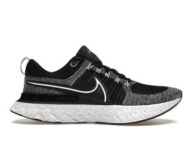 ナイキ リアクト ラン フライニット 白色 ホワイト 黒色 ブラック スニーカー メンズ 【 NIKE REACT INFINITY RUN FLYKNIT 2 WHITE BLACK / WHITE BLACK 】