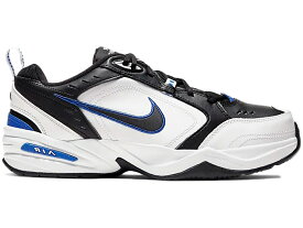 ナイキ モナーク 黒色 ブラック 白色 ホワイト 青色 ブルー スニーカー メンズ 【 NIKE AIR MONARCH IV BLACK WHITE ROYAL BLUE / BLACK WHITE ROYAL 】