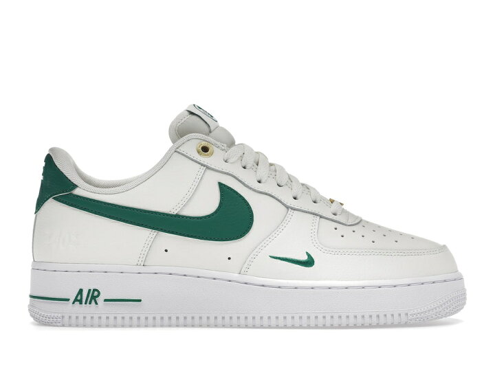 nike air force 1 low white and green