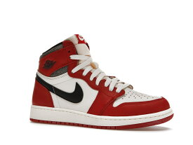 ナイキ ジョーダン ハイ シカゴ 赤 レッド 黒色 ブラック 【 JORDAN 1 RETRO HIGH OG CHICAGO LOST AND FOUND (GS) / VARSITY RED BLACK SAIL MUSLIN 】 キッズ ベビー マタニティ スニーカー