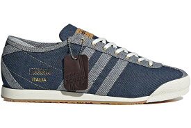 アディダス デニム 青色 ブルー 白色 ホワイト スニーカー メンズ 【 ADIDAS DENIM ITALIA SPZL BLUE BIRD / OFF WHITE BLUE BIRD GUM 】