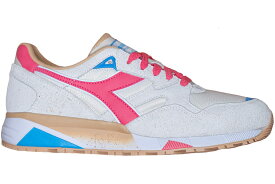 ディアドラ ベージュ 青色 ブルー 赤 レッド 茶色 ブラウン スニーカー メンズ 【 DIADORA N9002 ANDERSON BLUU VANILLA CONE / BEIGE BLUE RED BROWN 】