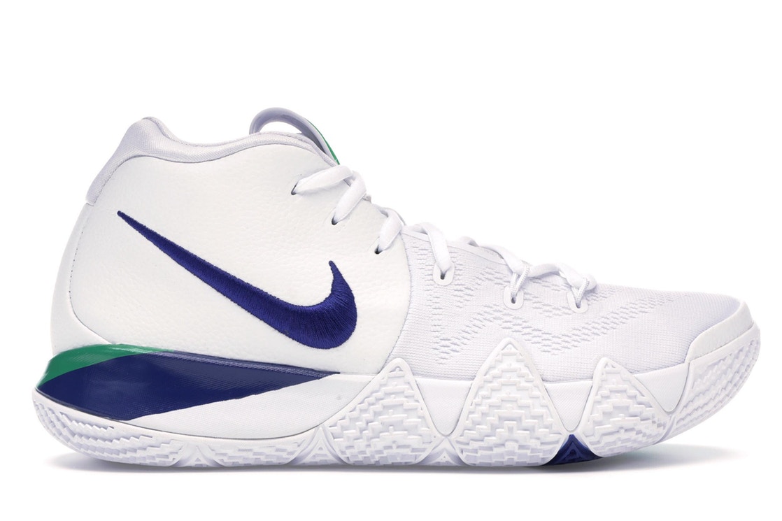 kyrie 4 low all white