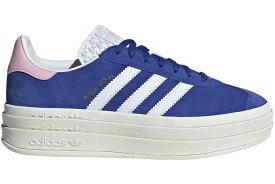 アディダス ガゼル ピンク 青色 ブルー コア WOMEN'S スニーカー レディース 【 ADIDAS GAZELLE BOLD TRUE PINK SEMI LUCID BLUE (WOMEN'S) / TRUE PINK SEMI LUCID BLUE CORE 】