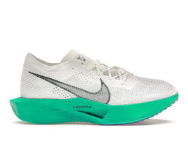 ナイキ 白色 ホワイト ディープ 翡翠 ジェード スニーカー メンズ 【 NIKE ZOOMX VAPORFLY 3 AQUATONE / WHITE DEEP JUNGLE JADE ICE 】