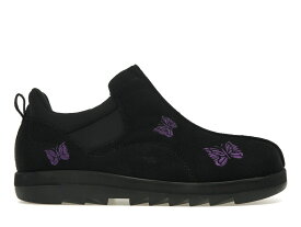 リーボック 黒色 ブラック 紫 パープル コア スニーカー メンズ 【 REEBOK BEATNIK MOC NEEDLES BLACK PURPLE / CORE BLACK EXTREME PURPLE 】