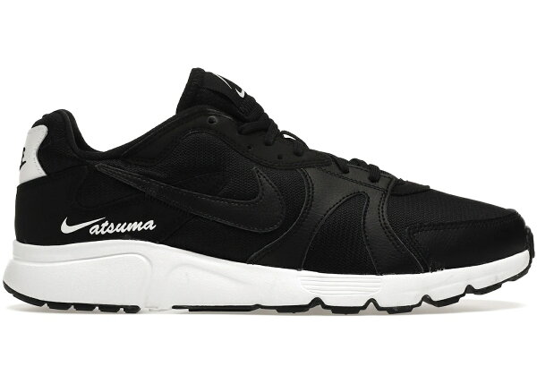 ナイキ 黒色 ブラック 白色 ホワイト スニーカー メンズ NIKE ATSUMA BLACK WHITE / BLACK WHITE BLACK
