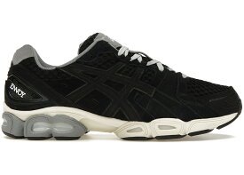 アシックス 黒色 ブラック スニーカー メンズ ASICS GEL-NIMBUS 9 ENNOY BLACK / BLACK SHEET ROCK