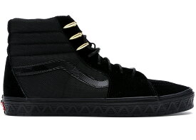 ヴァンズ バンズ スケートハイ 黒色 ブラック スニーカー メンズ VANS SK8-HI MARVEL BLACK PANTHER / BLACK BLACK