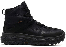 ホカオネオネ ウルトラ ブーツ 黒色 ブラック スニーカー メンズ HOKA ONE ONE HOKA ONE TOR ULTRA HI 2 WATERPROOF BOOT BLACK /