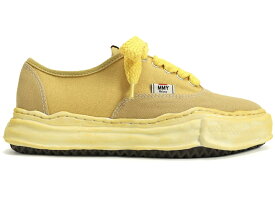 メゾン ミハラヤスヒロ 黄色 イエロー クリーム スニーカー メンズ MAISON MIHARA YASUHIRO MAISON MIHARA YASUHIRO BAKER OG SOLE OVER DYED CANVAS LOW YELLOW / YELLOW CREAM