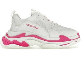 バレンシアガ ピンク 白色 ホワイト WOMEN'S スニーカー レディース BALENCIAGA TRIPLE S FLUO PINK WHITE (WOMEN'S) / PINK WHITE