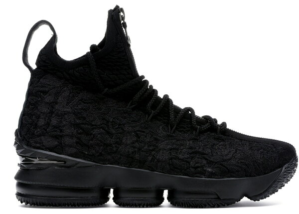 ナイキ レブロン パフォーマンス スーツ 黒色 ブラック 銀色 シルバー スニーカー メンズ NIKE LEBRON 15 PERFORMANCE KITH SUIT OF ARMOR / BLACK METALLIC SILVER BLACK